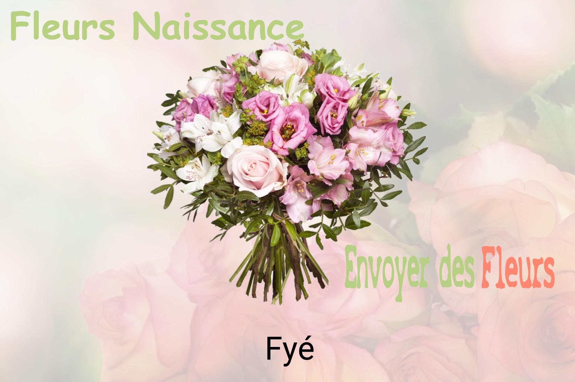 Bouquet de fleurs de naissance livré à Fyé